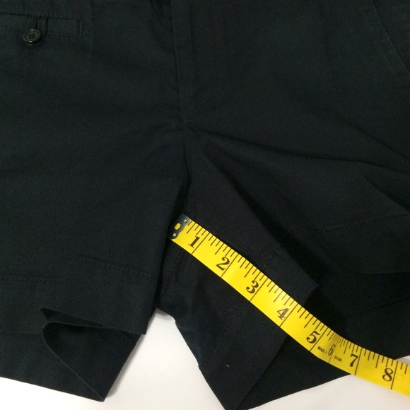 BANANA REPUBLIC Martin Fit Black Shorts | Size 6 - Picture 10 of 11